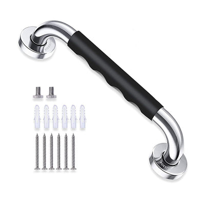 Safety Grab Bar 33.5cm Bathroom Anti Slipping Shower Handle Stainless Steel Silicone Cover Grab Bar