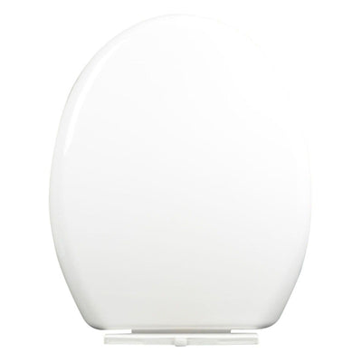 Slow Close Toilet Seat Thickened White PP Quick Installation Household Toilet Lid for Replacement