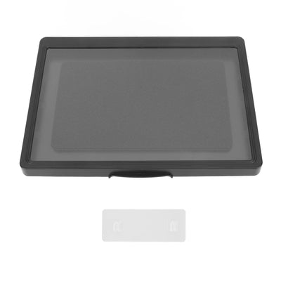 Shower Phone Holder Waterproof Rotatable Anti Fog Hands Free Easy Mounting Bathroom Tablet Case for Bathing Washroom Black