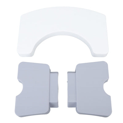 Foldable Toilet Potty Stool PP Portable Squatting Potty Foot Stool for Healthy Gifts Travel White