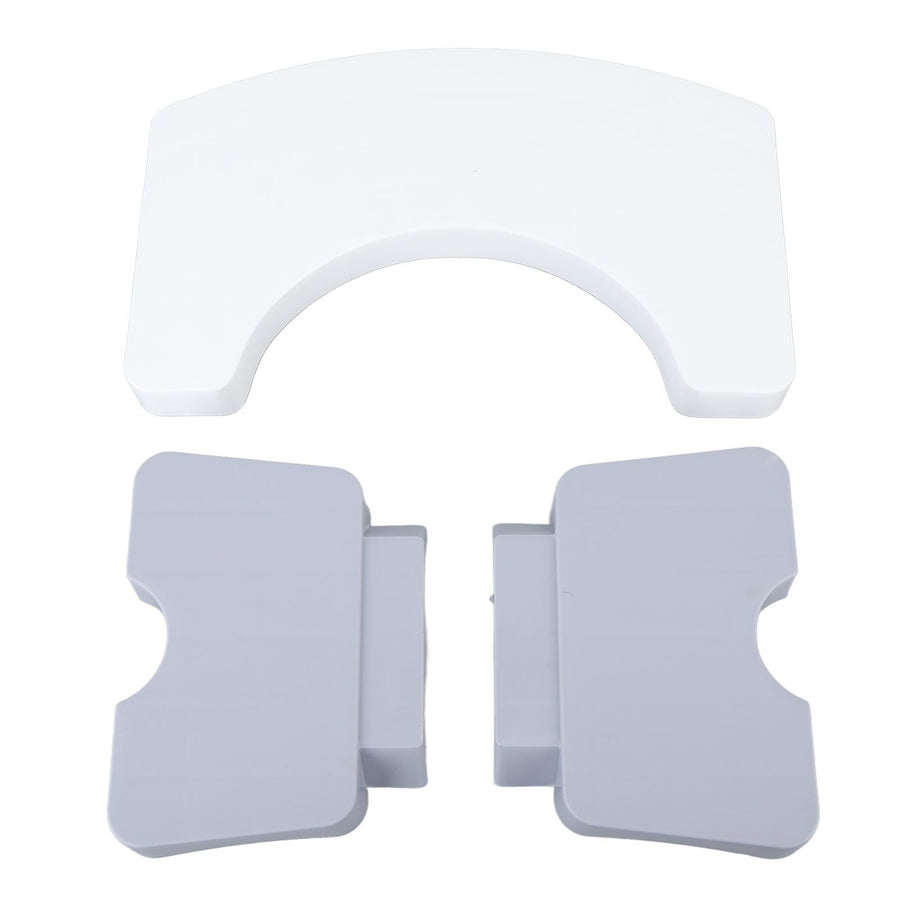 Foldable Toilet Potty Stool PP Portable Squatting Potty Foot Stool for Healthy Gifts Travel White
