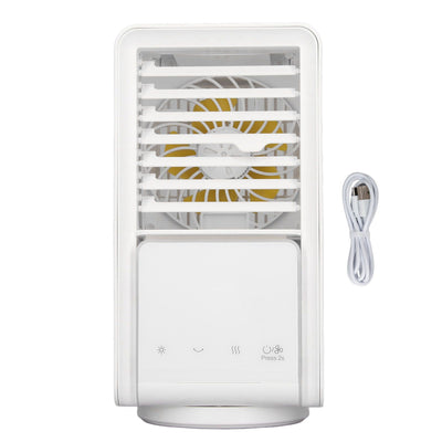 Portable Mini Air Conditioner Air Cooler Outdoor USB Charging Fan Air Cooler Left Right Oscillating Head