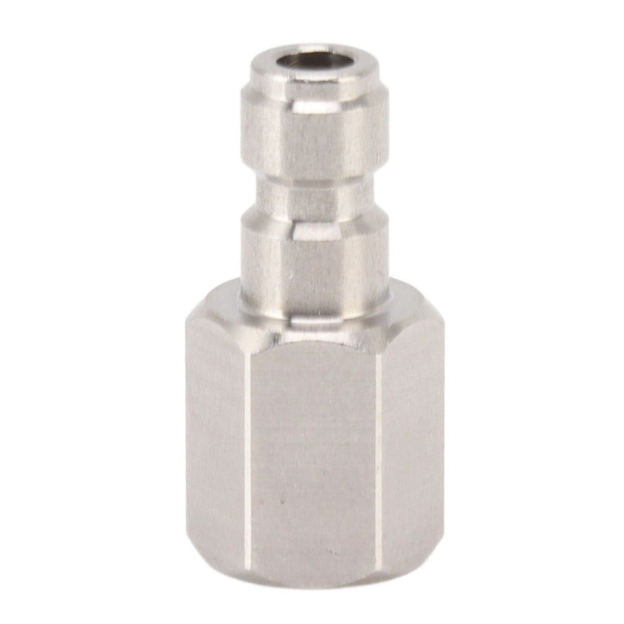 1/8 Inch Bspp Female Thread Fitting 304 Stainless Steel Female Straight Coupling Adapter for CO2 Cylinder Inflatable Attachment