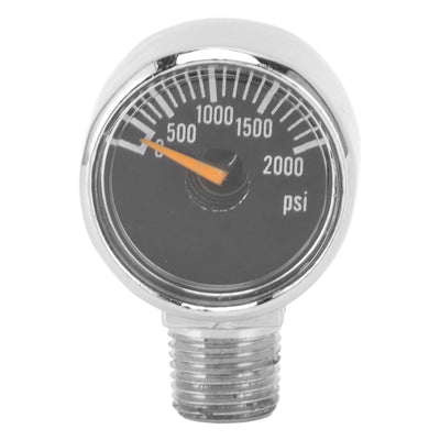 2000psi Pressure Gauge 1/8NPT Mount CO2 Cylinder Filling Pressure Meter for CO2 Gas Tank Keg Black