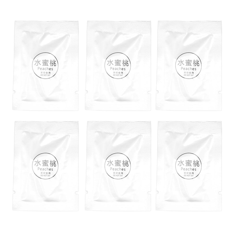 6 Pack Car Fragrance Replacement Tablets Portable Air Vent Clip Replacement Pads for Car Accessories Peach Flavor