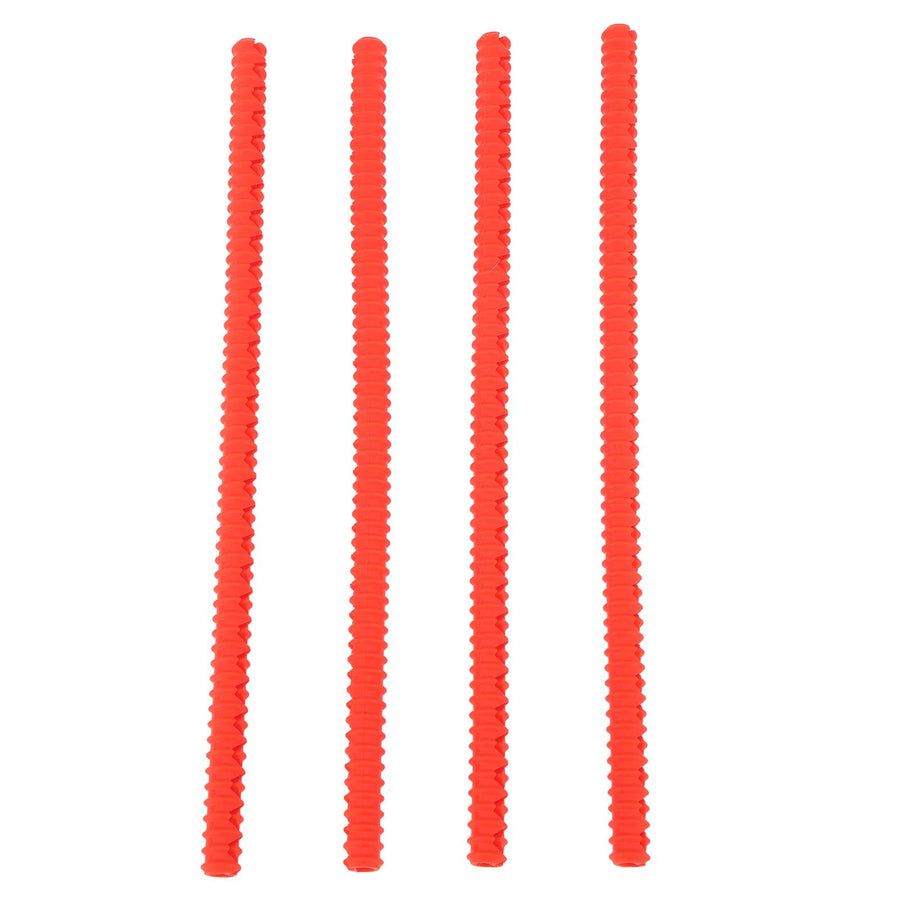 4PCS Oven Rack Protector Heat Resistant Silicone Edge Liner Cover Oven Accessories for Kitchen Restaurant Red