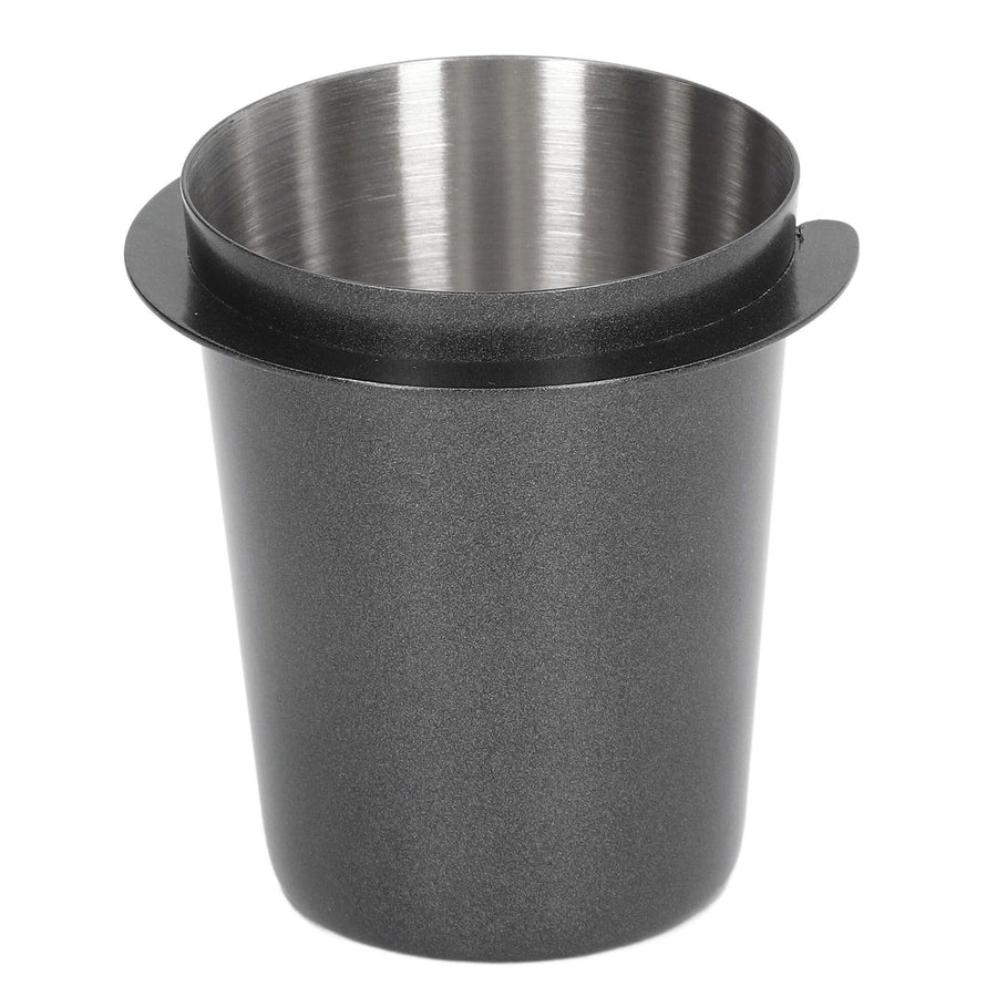58mm Dosing Cup Stainless Steel Compatibility Polishing Coffee Dosing Cup Powder Feeder for Coffee Black