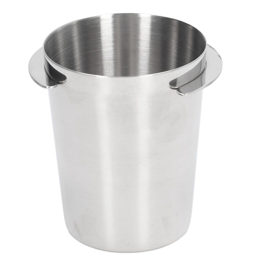 58mm Dosing Cup Stainless Steel Compatibility Polishing Coffee Dosing Cup Powder Feeder for Coffee Silver
