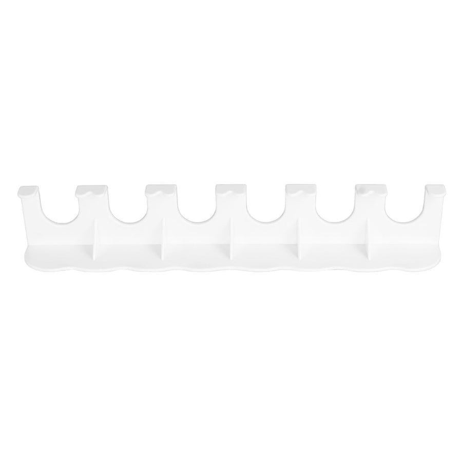Food Pouch Hanger ABS 6 Holes Food Pouch Hanger Organizer for Round Helicopter Lid Type Yogurt Bottle