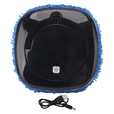Automatic Floor Mopping Robot Mopping Robot with Water Tank Vacuum and Mop Cleaning Robot Black