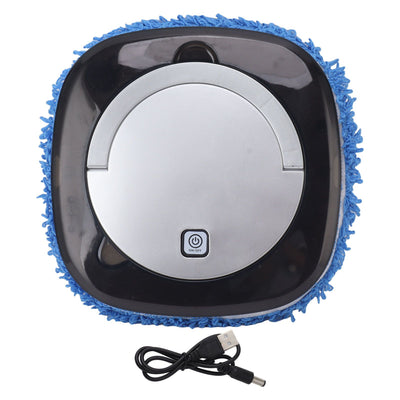 Automatic Floor Mopping Robot Mopping Robot with Water Tank Vacuum and Mop Cleaning Robot Silver