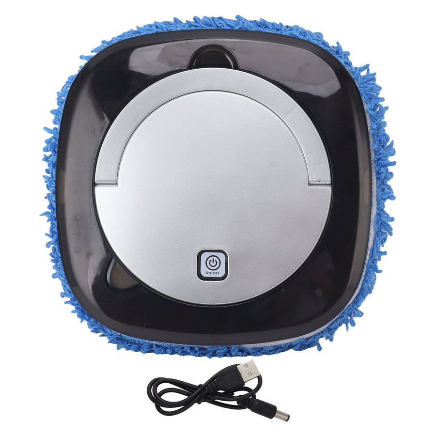 Automatic Floor Mopping Robot Mopping Robot with Water Tank Vacuum and Mop Cleaning Robot Silver