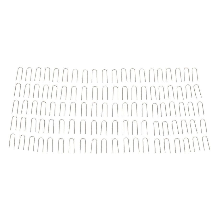100PCS High Temperature Nichrome Jump Ring Mini U Hanger Hooks for Ceramic Ornament Jewelry Necklace Making