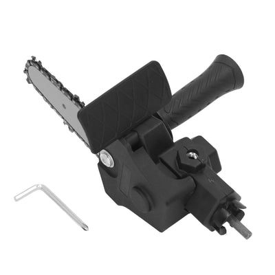 Saw Conversion Head Adapter Stainless Steel Plastic Handle Easy Assembly Electric Drill to Saw Adapter for DIY For 4in Electric Drill