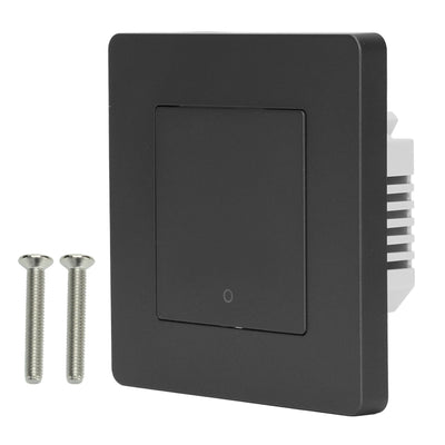 Smart Switch 1 Way Timing Controller Scene Switch Remote Control AC 100‑240V for Light Curtain Grey
