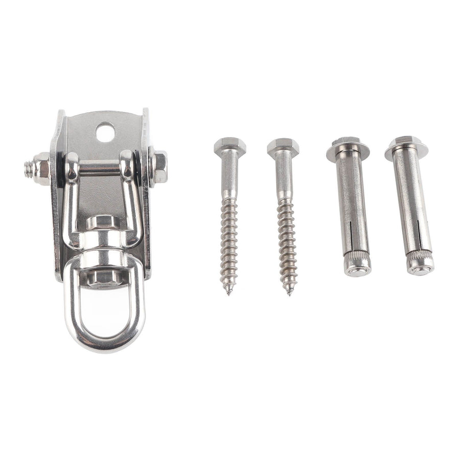 Hammock Hanging Kit Stainless Steel Heavy Duty Swing Hanger 360 Degree Rotate Swing Hanger Suspension Hooks