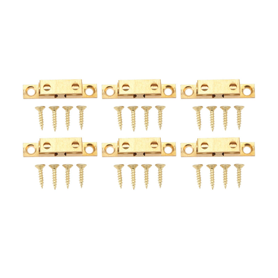 6 Set Cabinet Door Catch Brass Cabinet Door Closet Ball Tension Catch Latch with Gold Screw for Most Cabinets 50mm / 2in