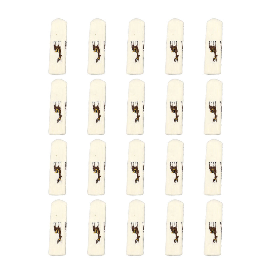 20Pcs Chair Leg Floor Protectors Furniture Socks Knitting Double Thickening Elastic Chair Leg Protectors Fits All Leg Shapes
