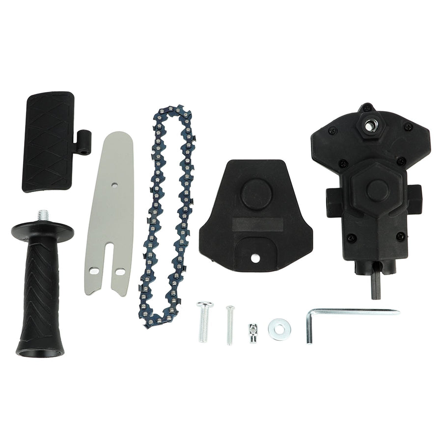 Chainsaw Attachment Electric Drill Modified To Chainsaw Attachment One Handed Electric Chain Saw for Wood Cutting 10.2cm / 4in