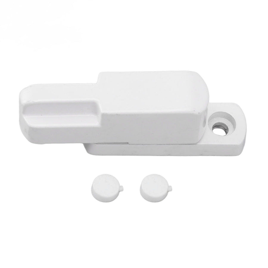 Window Latch Sash Lock Aluminum Alloy Anti Theft T Type Universal Child Proof Safety Lock for Home Security White