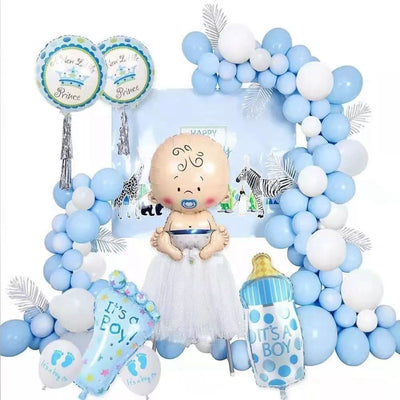 Balloons Kit Decorative Reusable Latex Balloon Set for Baby Shower Birthday Party