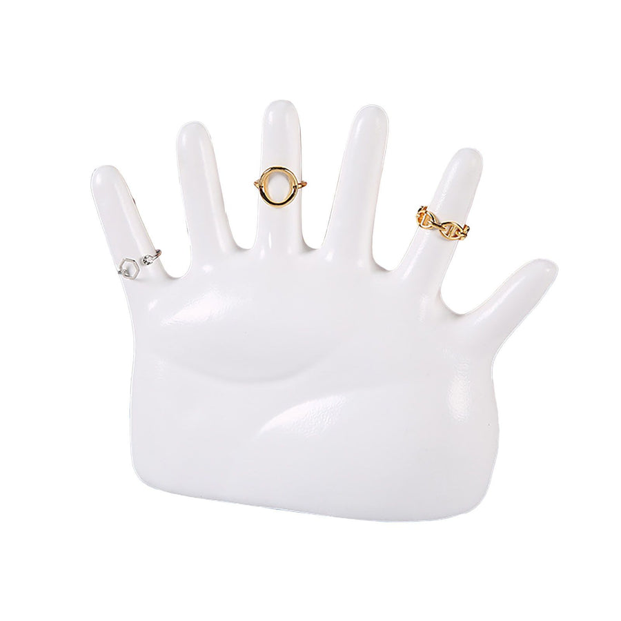 Ring Hand Holder All Round Display Fade Resistant Exquisite Hand Jewelry Display Stand for Bracelets Watches White