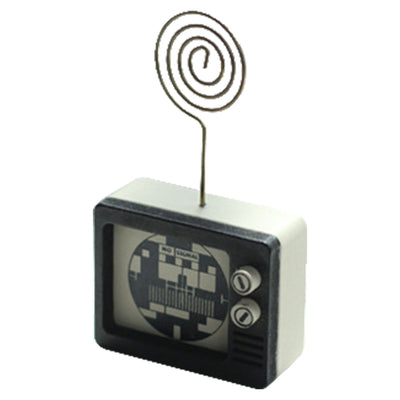 Place Card Holder Cute Shape Retro Wood Table Picture Holder Card Holder Memo Clip Holder for Home and Office TV