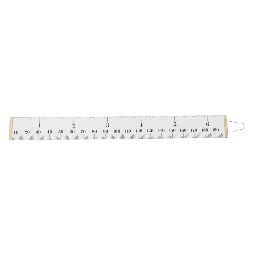Kids Growth Chart Accurate Baby Height Growth Chart Ruler Removable Canvas Wall Hanging Measurement Chart for Home Classic White