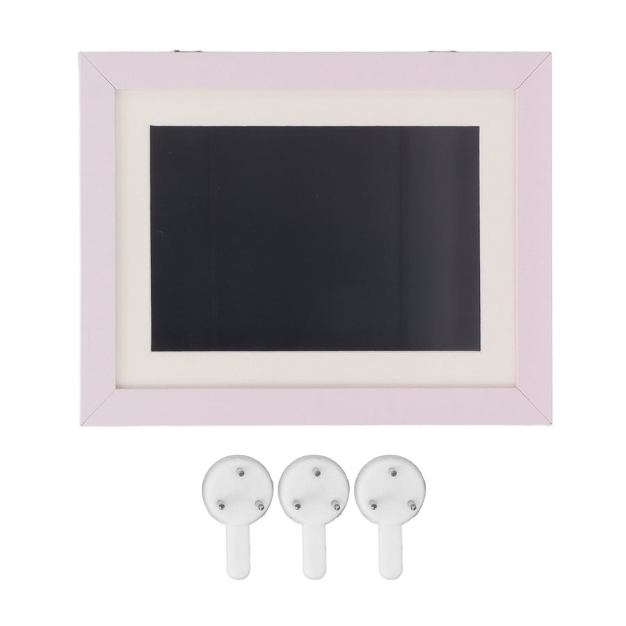 Kids Art Frame HDF Durable Magnetic Design Changeable Art Picture Frame with Storage Slot for Crafts Drawing Pink