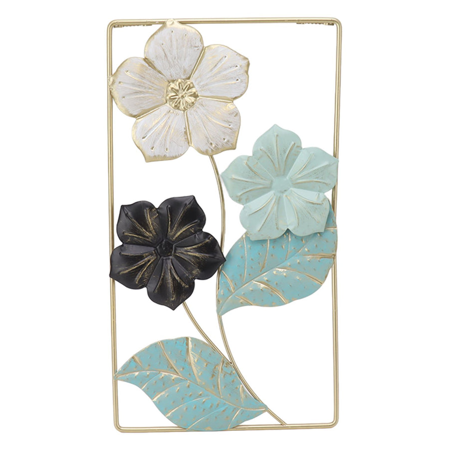 Wall Decoration TV Background Wall Pendant Wall Mounted Nordic Style Metal Flower Decor for Living Room Decoration
