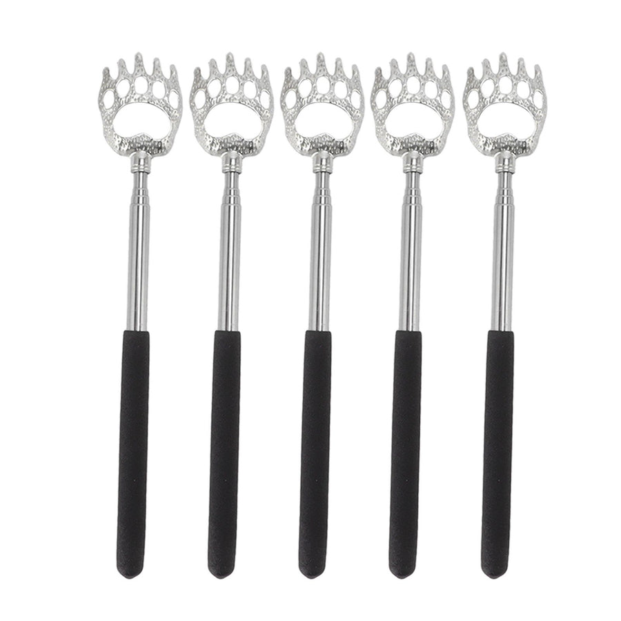 5Pcs Back Scratcher Telescopic Back Scratchers Stainless Steel for Head Body Arm