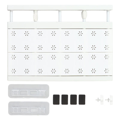 Expandable Closet Shelf Space Saving Punch Free Strong Bearing Capacity Wardrobe Clothes Dividers for Home 30‑40cm/11.8‑15.7in