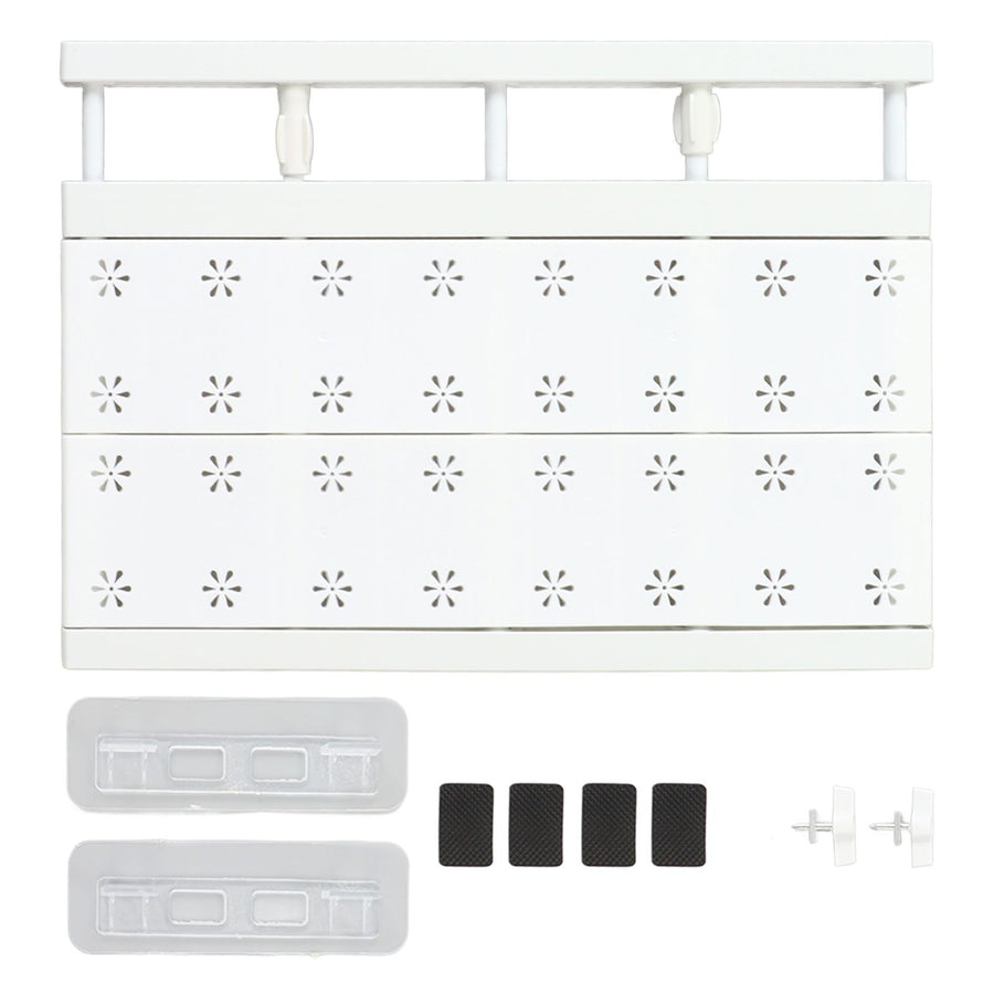 Expandable Closet Shelf Space Saving Punch Free Strong Bearing Capacity Wardrobe Clothes Dividers for Home 30‑40cm/11.8‑15.7in