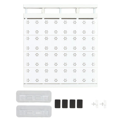 Expandable Closet Shelf Space Saving Punch Free Strong Bearing Capacity Wardrobe Clothes Dividers for Home 48‑80cm/18.9‑31.5in