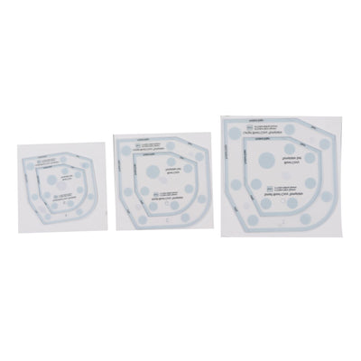 6in 8in 10in 3 Sizes Bowl Cozy Template Acrylic Bowl Cozy Pattern Template Cutting Ruler Set