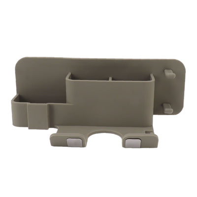 Wall Mounted Hair Dryer Holder Blow Dryer Holder Organizer Stand Bathroom Accessories Gray