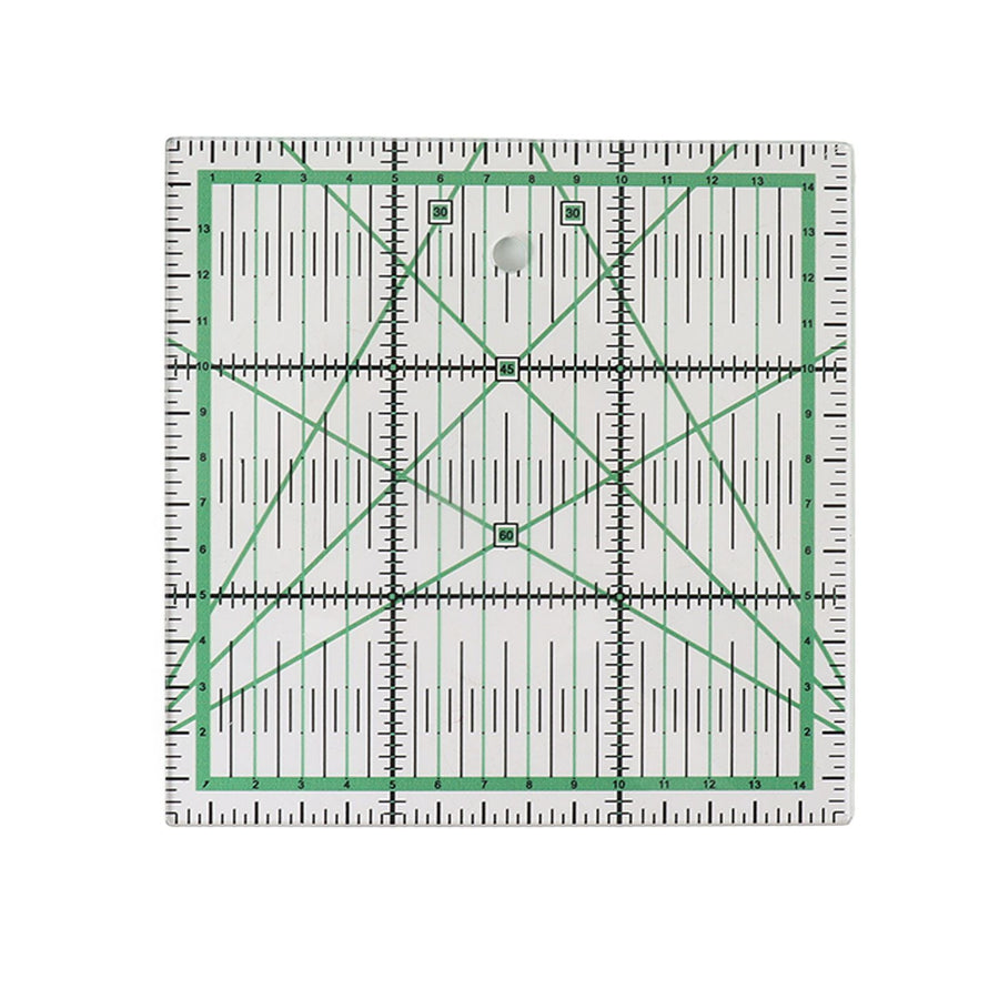 Quilting Ruler Transparent Acrylic DIY Grid Quilt Rulers with Precise Scale for Ironing Sewing Patchwork Measuring