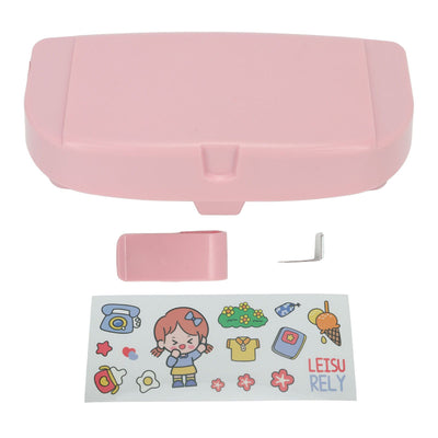 Multifunctional Car Glasses Holder Case Car Sun Visor Sunglasses Case Holder Eye Glasses Organizer Box With Clip Pink