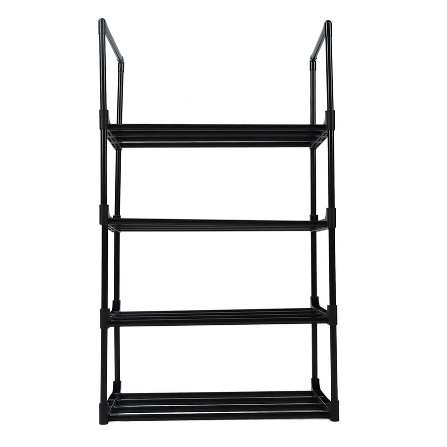 Shoe Rack Multifunctional Multilayer Large Capacity Shoe Shelf for Closet Hallway Bedroom Entryway 1 Column 4 Layers