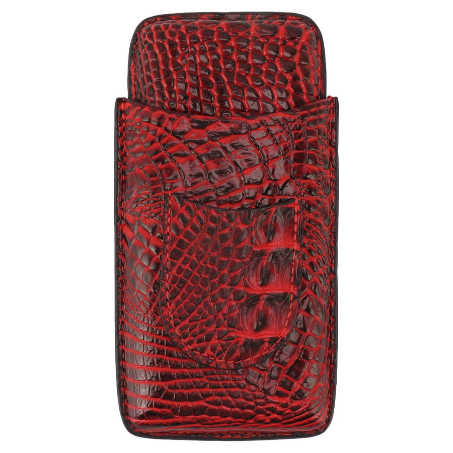 Travel Cigar Case Leather Soft Touch Fashion Appearance Portable Cigar Pouch for 3 Cigars 66