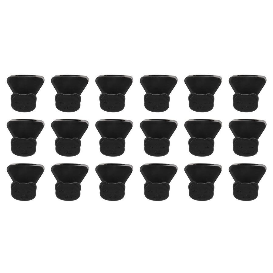 18 Pcs Clothes Hanger Connector Hook Space Saving Strong Bearing Hanger Extender for Closet Wardrobe Cartoon Style