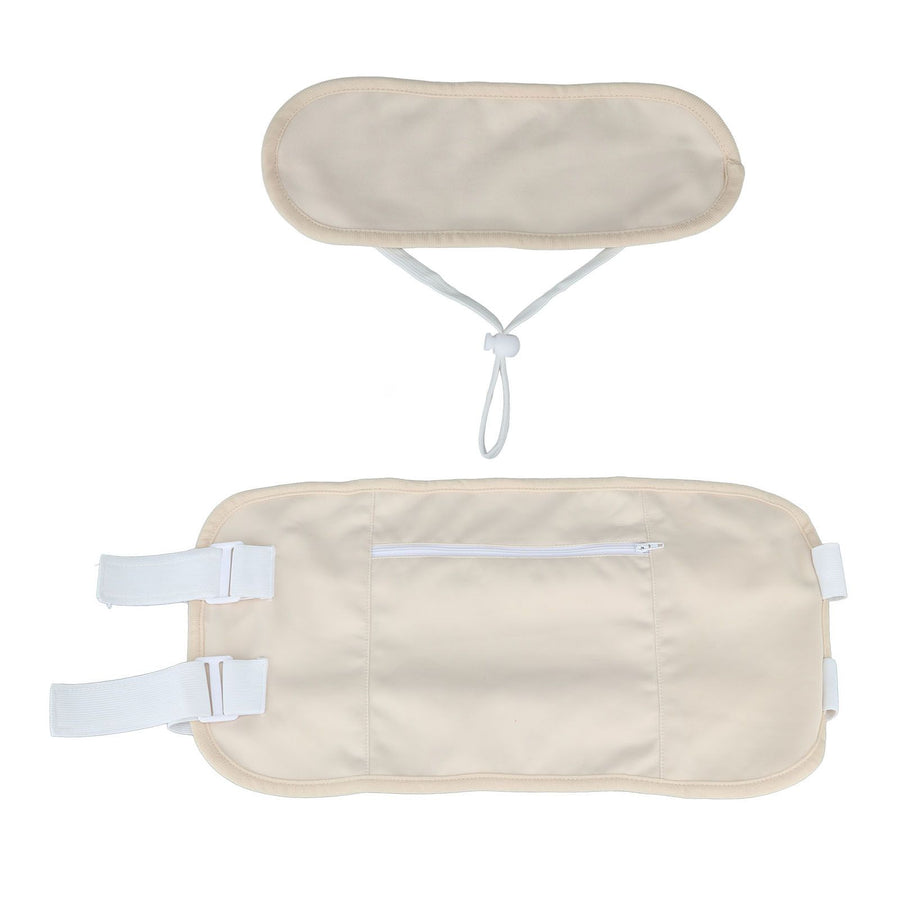 Castor Oil Pack Wrap Light Weight Organic Castor Oil Pack Kit Adjustable Castor Oil Pack for Sleeping Reading Yoga