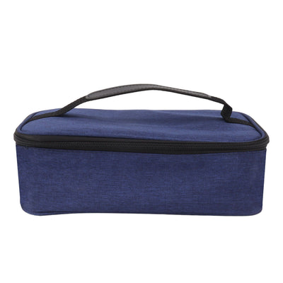 Lunch Bag 3.2L Large Capacity Leakproof Oxford Fabric Portable Handle Insulated Lunch Bag for Office School Outing Blue