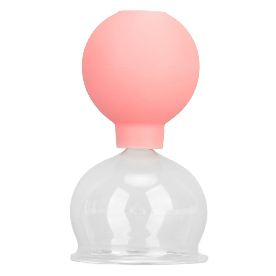 Glass Silicone Cupping Cup Vacuum Suction Massage Therapy for Face Skin Beauty Tool Model 5