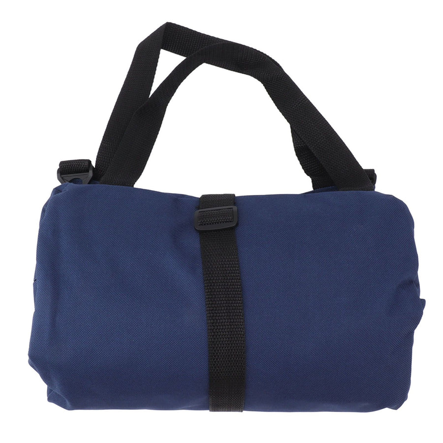 Roll Up Tool Bag 5 Zipper Pockets Portable Oxford Cloth Electricians Tool Bag for Carpenter Plumber Blue