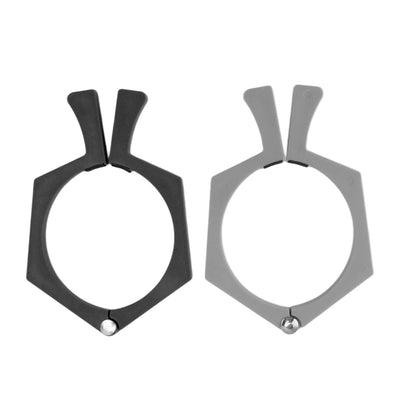 2PCS Sublimation Cup Clamp ABS Nonslip Tumbler Wrapping Clamp for Sublimation Paper Tumblers Black and Grey