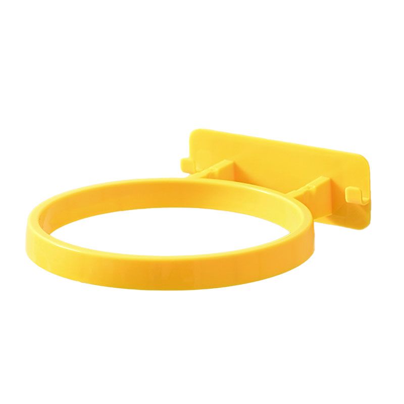 Soccer Ball Wall Mount Display Holder Plastic Football Storage Rack Basketball Supplies Yellow