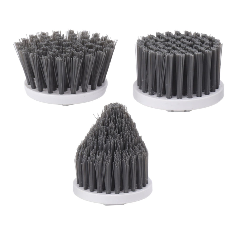 3PCS Electric Spin Scrubber Head Cordless Cleaning Scrubber Brush Head for Replacement Small Disc, Large Disc, Pointy
