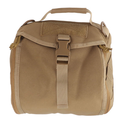 Outdoor Helmet Bag Nylon Waterproof Motorcycle Bike Bicycle Helmet Bag for Camping Hiking Khaki