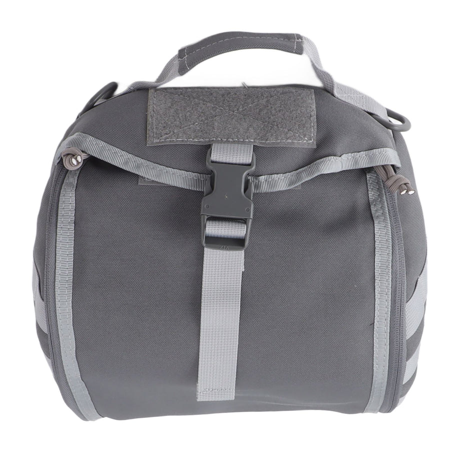 Outdoor Helmet Bag Nylon Waterproof Motorcycle Bike Bicycle Helmet Bag for Camping Hiking Gray